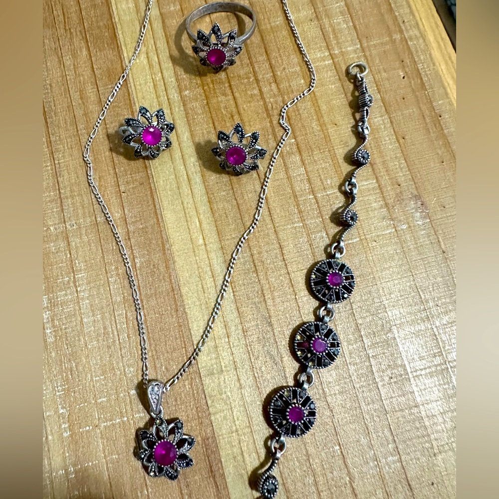 Silver 925 vintage set
